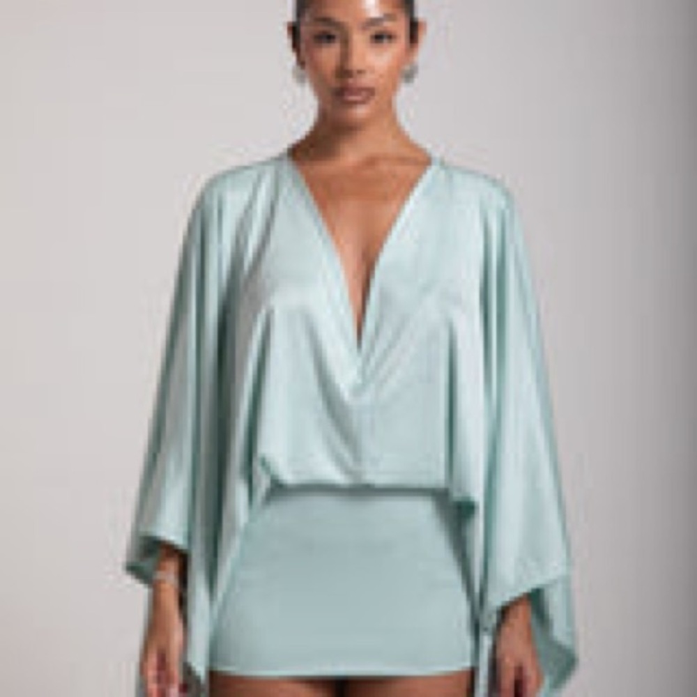 Chic Mint Green Mini Dress